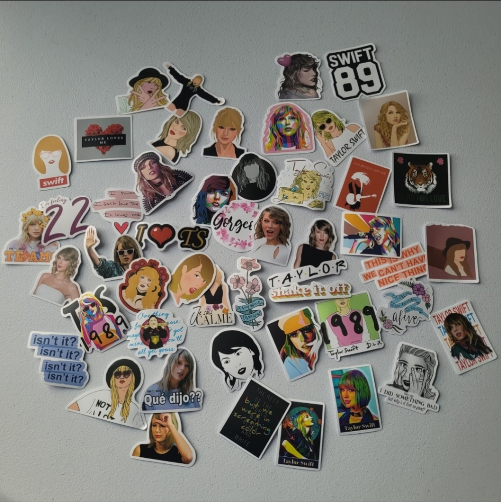 50pc Taylor Swift Stickers
